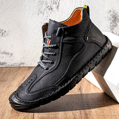 FLYLAND Men's Retro Casual Ankle Boots With Rubber Sole