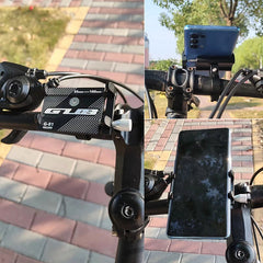 Aluminum Bike Phone Mount for Safe Riding