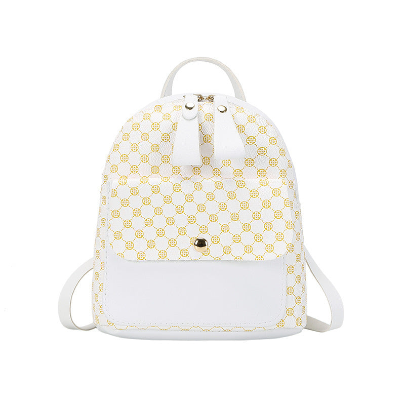 Geo Pattern Small Backpack for Work & School