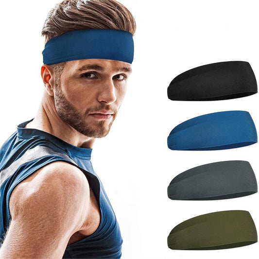 Men's Sports Headband Elastic Moisture Sweat Removal