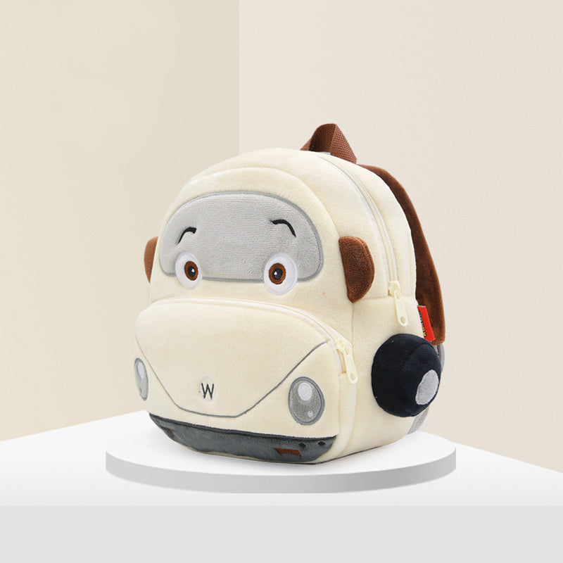 Cute Plush Baby Backpack for Kids, Ideal for Car Rides and School