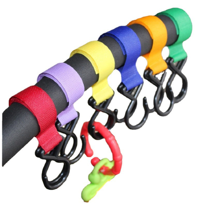 4 Pack Baby Stroller Hooks Diaper Bag Shopping Bag Clips Accessories