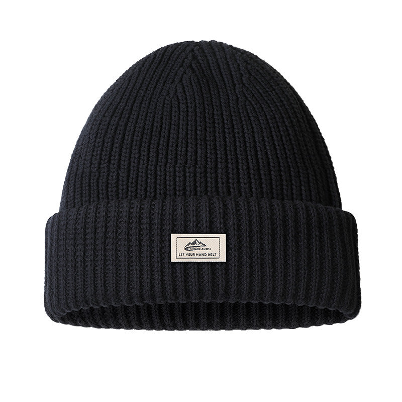 Warm Knitted Beanie Hat for Outdoor Activities