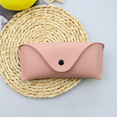 Leather Glasses Case Soft Sunglasses Pouch Slim Women Unisex Eyeglass