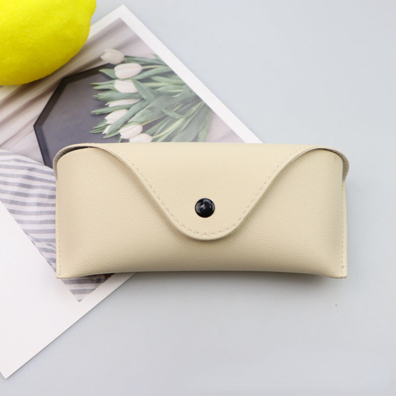 Leather Glasses Case Soft Sunglasses Pouch Slim Women Unisex Eyeglass