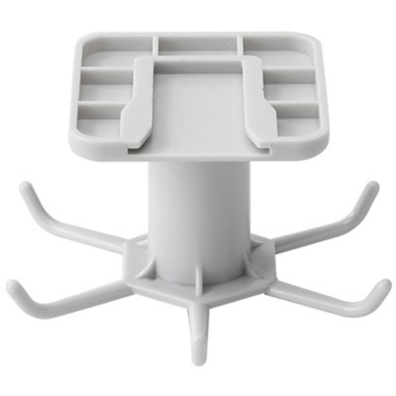 6 Hook Self Adhesive Kitchen Hooks for 360 Degree Rotation