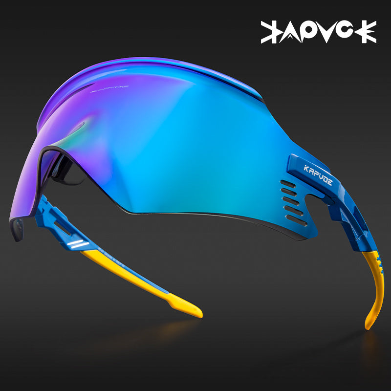 Unisex Large Frame BMX Cycling Goggles Windproof UV Eye Protection Anti Fog