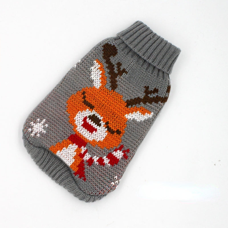 Christmas Reindeer Knitted Sweater For Toy And Small Dogs