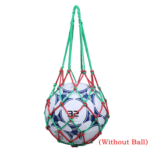 Colorful Football Basketball Bag Net Portable Foldable Sport Training