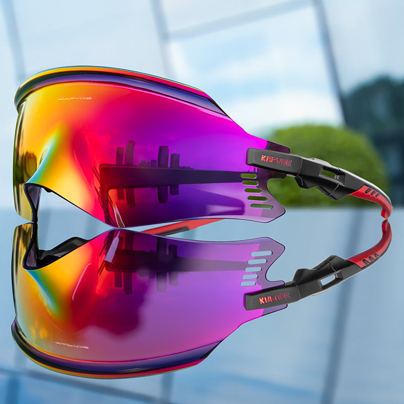 Unisex Large Frame BMX Cycling Goggles Windproof UV Eye Protection Anti Fog
