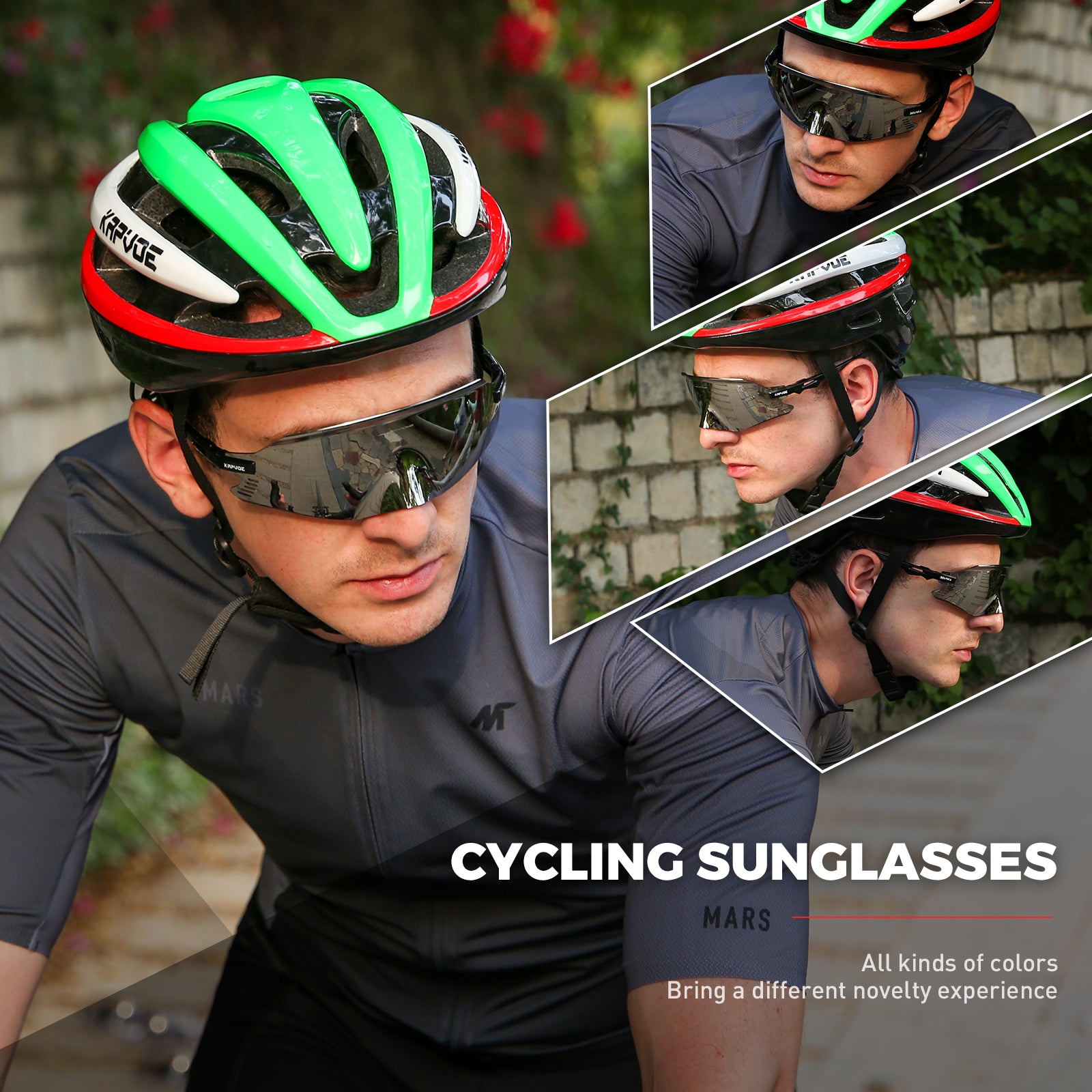 Unisex Large Frame BMX Cycling Goggles Windproof UV Eye Protection Anti Fog