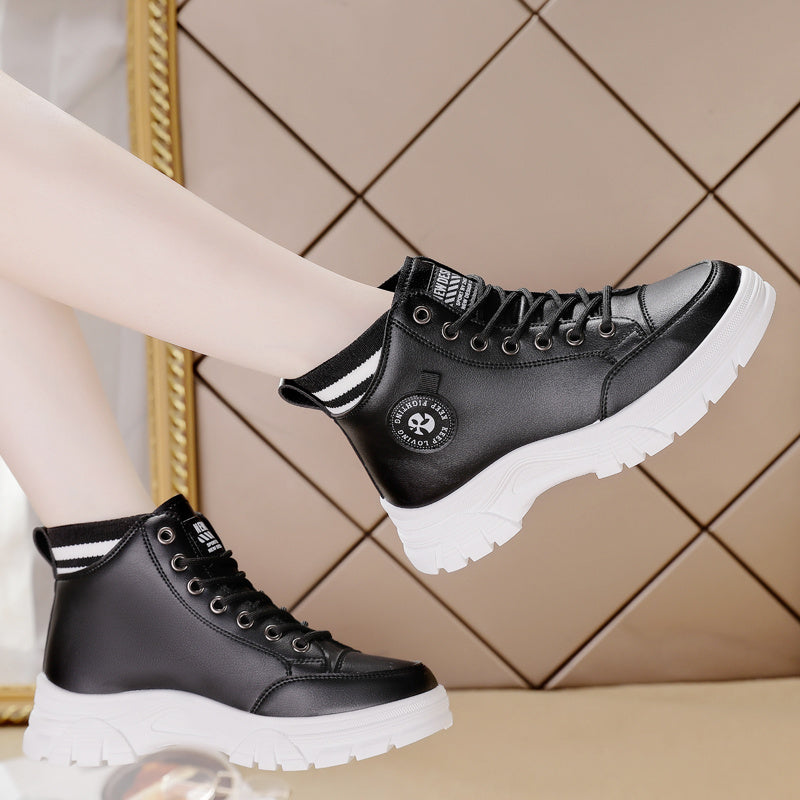 Women's High Top Platform Sneakers for Running and Casual Wear