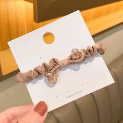 Crystal Hair Ring Solid Hair Rope Women's Hair Accessories