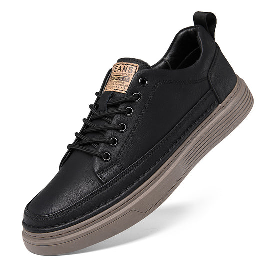 Men's Casual Lace Up Skate Shoes Lightweight Non slip Sneakers