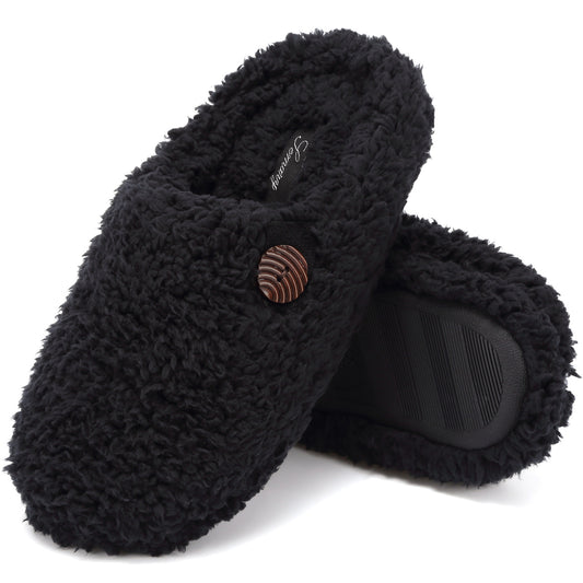 Women's Faux Fur Slip On Winter Slippers Soft Bottom Footwear