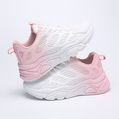 Women's Chunky Ombre Sneakers with Non Slip Mesh