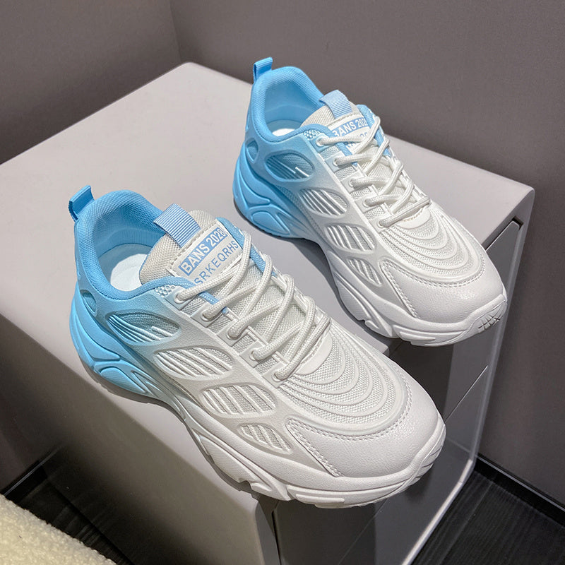 Women's Chunky Ombre Sneakers with Non Slip Mesh