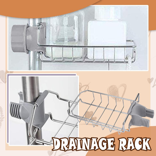 Stylish Stainless Steel Sponge Brush Rack