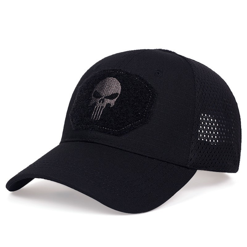 Men's Skull Pattern Tactical Baseball Caps with Camouflage Military Style