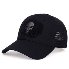 Men's Skull Pattern Tactical Baseball Caps with Camouflage Military Style