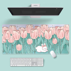 Cartoon Flower Mouse Pad for Laptop & Office Desk