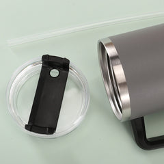 Stainless Steel Water Tumbler Cup Large Capacity with Straw