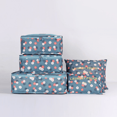 6pcs Travel Storage Bag Set for Clothing Underwear Luggage Packing
