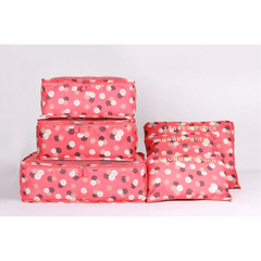 6pcs Travel Storage Bag Set for Clothing Underwear Luggage Packing