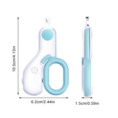 Professional Pet Nail Clippers with LED Lights - Easy and Safe Trimming