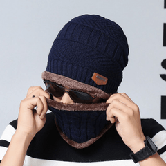 Men's Knitted Hat And Muffler Set for Winter