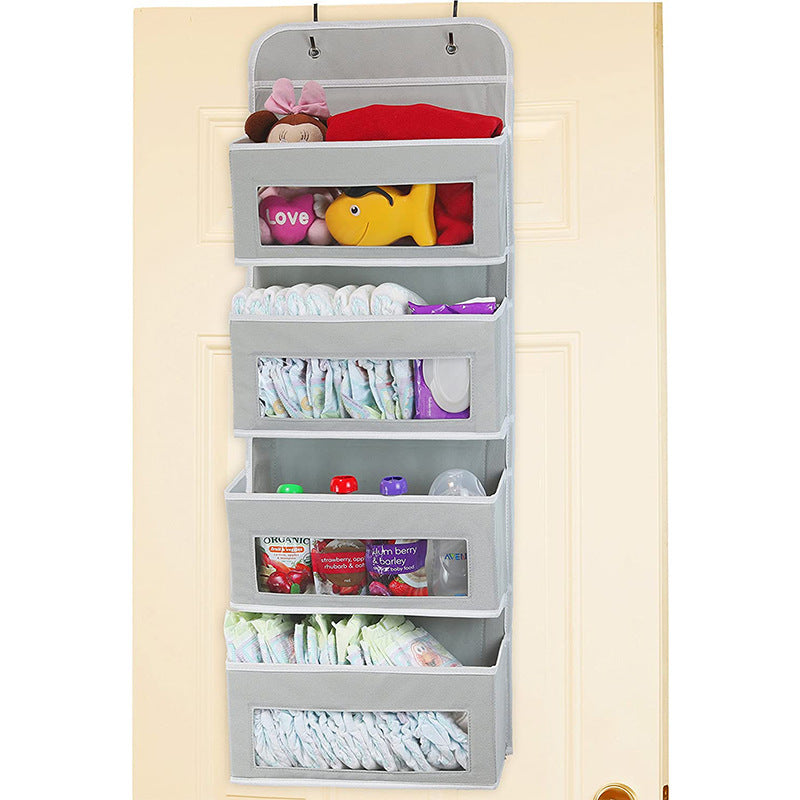 Wall Mounted Storage Bag for Underwear, Toys, and Doll Hair Accessories