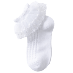 5 Pairs Kids Ruffle Lace Dance Princess Socks