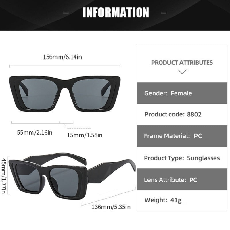 Cat Eye Sunglasses Vintage Candy UV400 Sun Shades for Summer