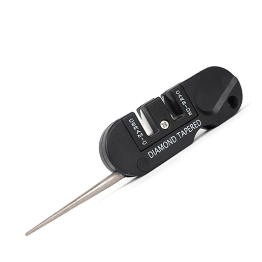 Portable 4-In-1 Tungsten Steel Sharpener for Camping
