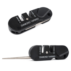 Portable 4-In-1 Tungsten Steel Sharpener for Camping
