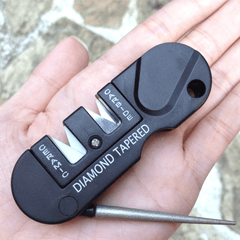 Portable 4-In-1 Tungsten Steel Sharpener for Camping