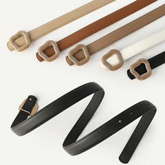 Geometric Snap Buckle Belt for Pants Jeans Ladies Dress