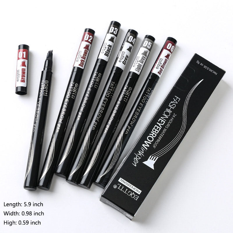 Waterproof Sweatproof Eyebrow Pencil for Flawless Makeup