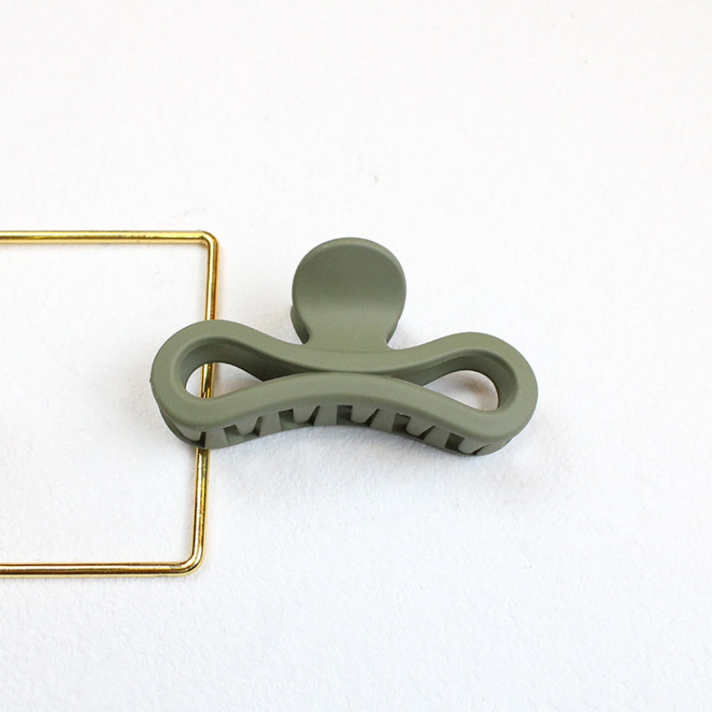 Frosted Bow Hair Claw Clip Strong Hold Grip Hair Jaw Clip for Thick Hair 1pc