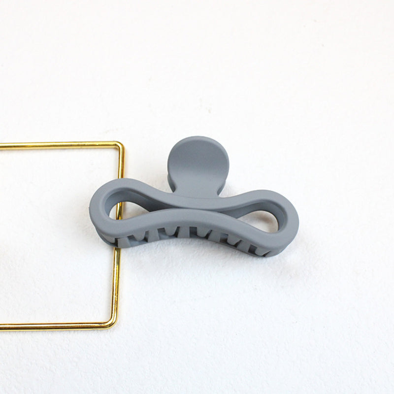 Frosted Bow Hair Claw Clip Strong Hold Grip Hair Jaw Clip for Thick Hair 1pc