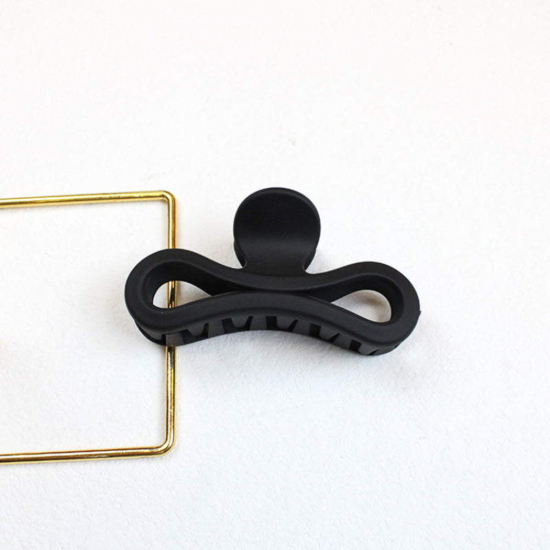 Frosted Bow Hair Claw Clip Strong Hold Grip Hair Jaw Clip for Thick Hair 1pc