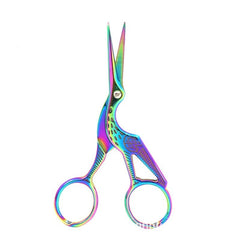 Stainless Steel Gilded Crane Scissors Retro Bird Scissors