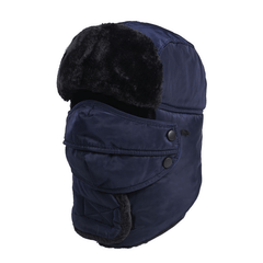 Thickened Fleece Warm Ears Protection Ski Hat