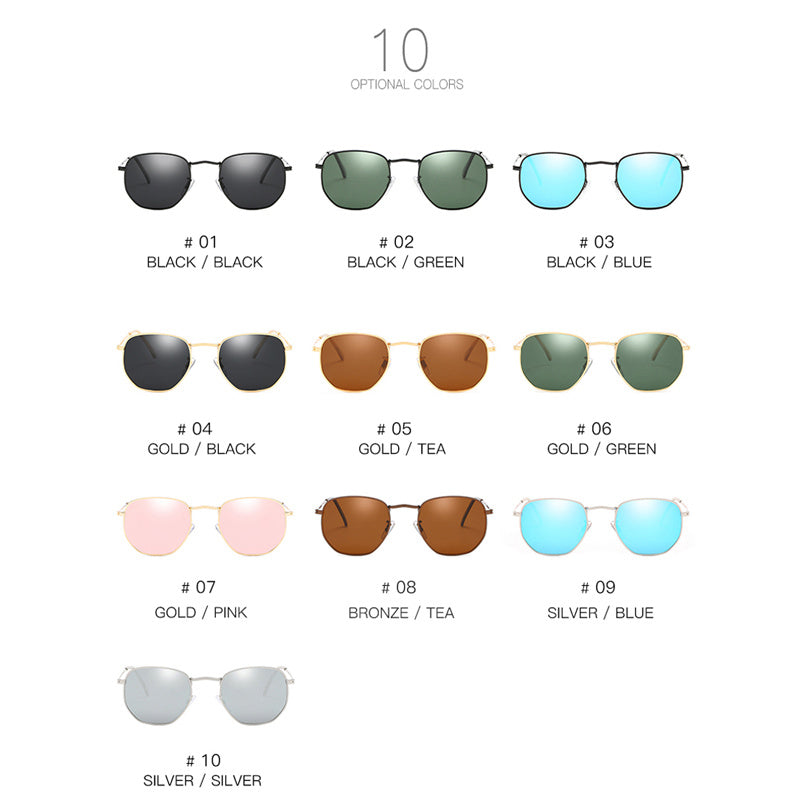 Men's Polarized Metal Sunglasses UV Protection Sports Sunglasses