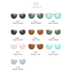 Men's Polarized Metal Sunglasses UV Protection Sports Sunglasses