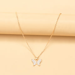 Butterfly Necklace For Women Clavicle Chain Pendant Jewelry