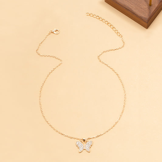 Butterfly Necklace For Women Clavicle Chain Pendant Jewelry