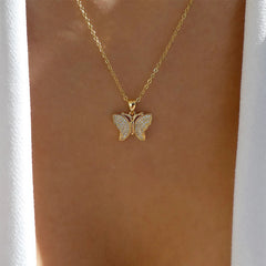 Butterfly Necklace For Women Clavicle Chain Pendant Jewelry