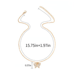 Butterfly Necklace For Women Clavicle Chain Pendant Jewelry