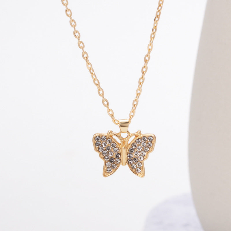 Butterfly Necklace For Women Clavicle Chain Pendant Jewelry